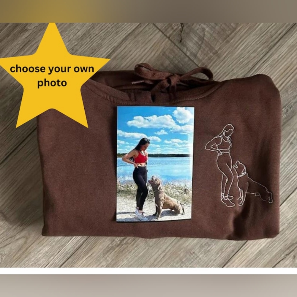 HANDMADE PORTRAIT HOODIES/CREWNECKS 🪡🧵 🤗